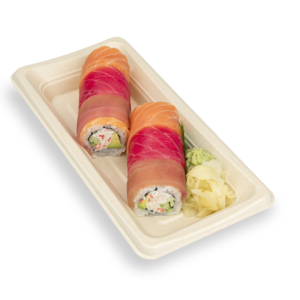 Rainbow Roll - Albacore, Tuna, Salmon